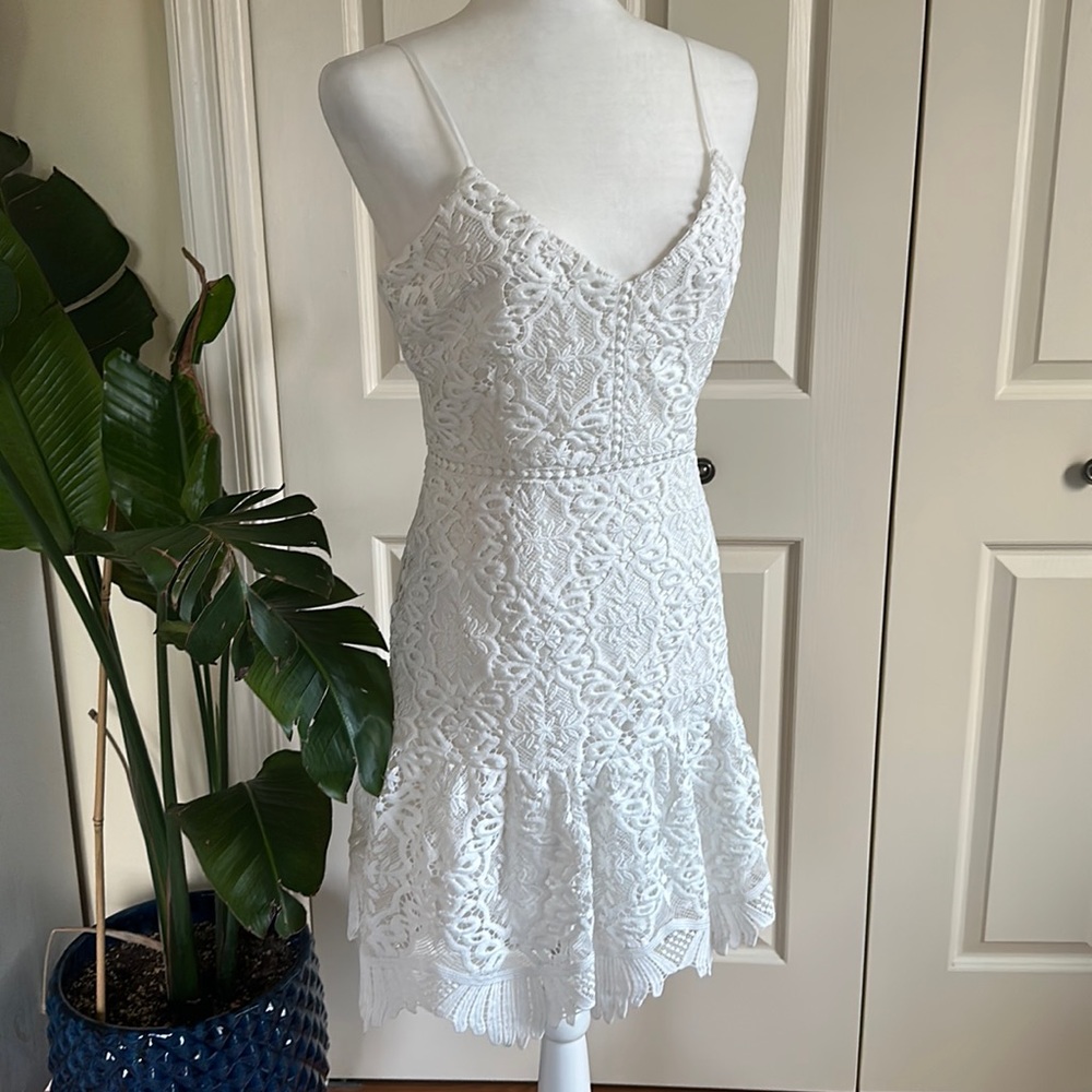 BB Dakota RSVP embroidered lace dress, 8 Summer, bridal, Easter. Worn once!